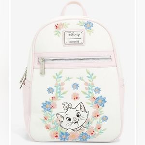 Loungefly Disney The Aristocats Marie Floral Mini Backpack 